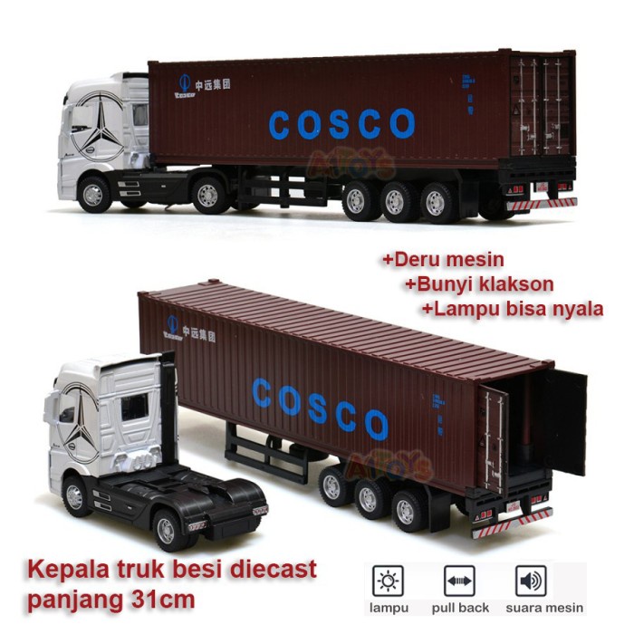 SALE  DIECAST TRUK TRAILER MAINAN TRUK TRAILER MAINAN TRUK SCANIA MAINAN TRUK FUSO DIECAST TRUK