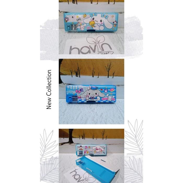 

JTTOP" KOTAK PENSIL MAGNET SANRIO CINNAMOROLL KUROMI PENCIL CASE