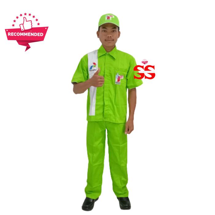 SALE PROMO SERAGAM OPERATOR SPBU PERTAMINA PASTI PAS BAJU CELANA OPRATOR ,OFFICE BOY, PENGAWAS PRIA
