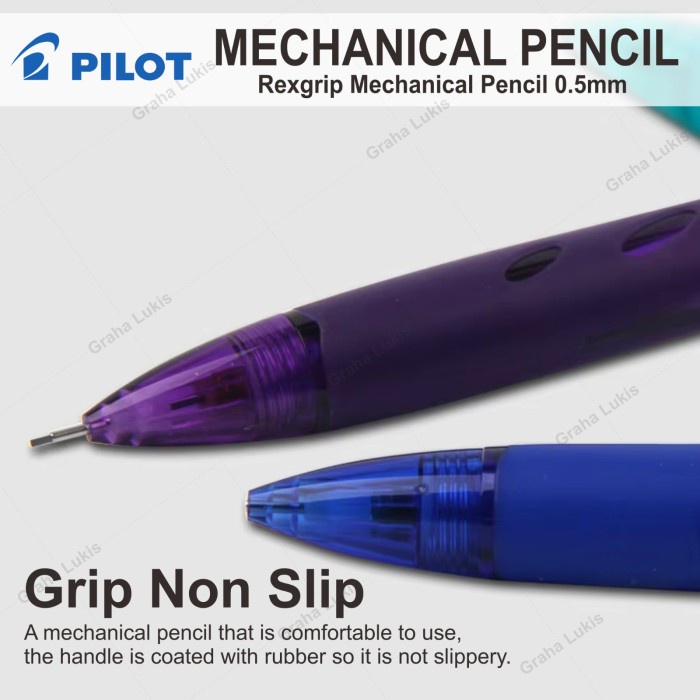 

JTTOP" PENSIL MEKANIK PILOT REXGRIP 0.5 HRG-10R