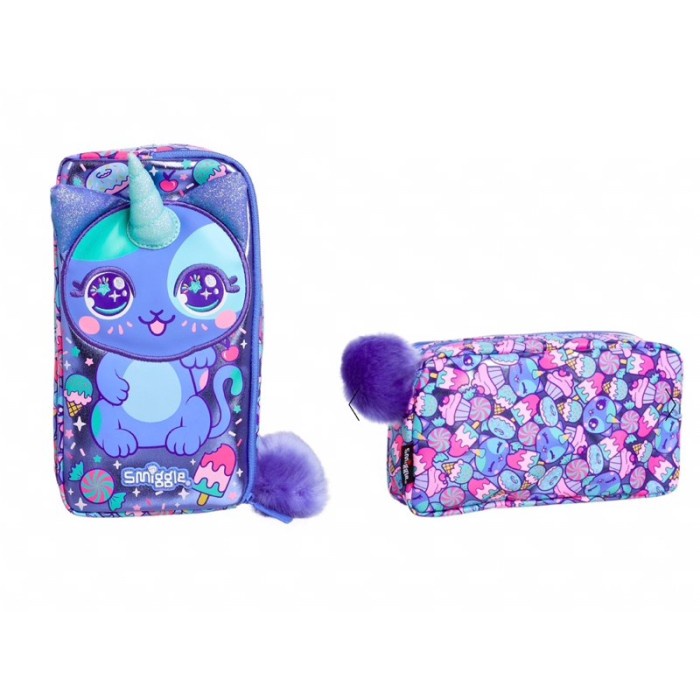 

JTTOP" SMIGGLE BEST BUDZ CHARACTER POCKET PENCIL CASE