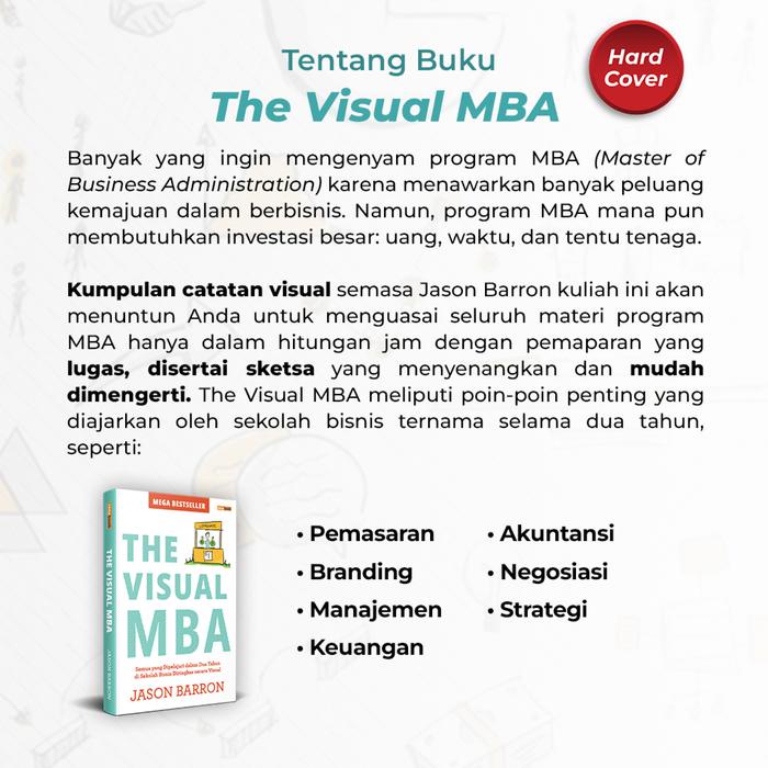 

SALE !!! PAKET SPESIAL BUKU BISNIS THE E-MYTH REVISITED DAN THE VISUAL MBA HARD COVER - RENEBOOK