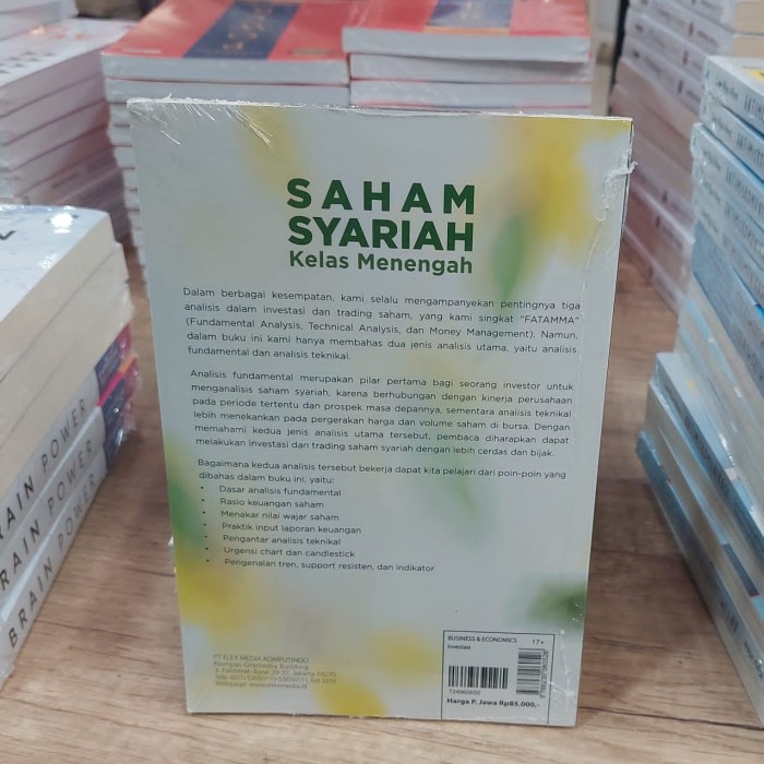 

SALE !!! BUKU BERKAH DENGAN INVESTASI SYARIAH : SAHAM SYARIAH KELAS MENENGAH - MANG AMSI READYY