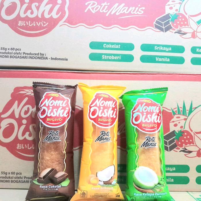 

Oishi Roti Manis Catterpilar Isi Krim 1 Dus Isi 60 Pcs Mix Varian