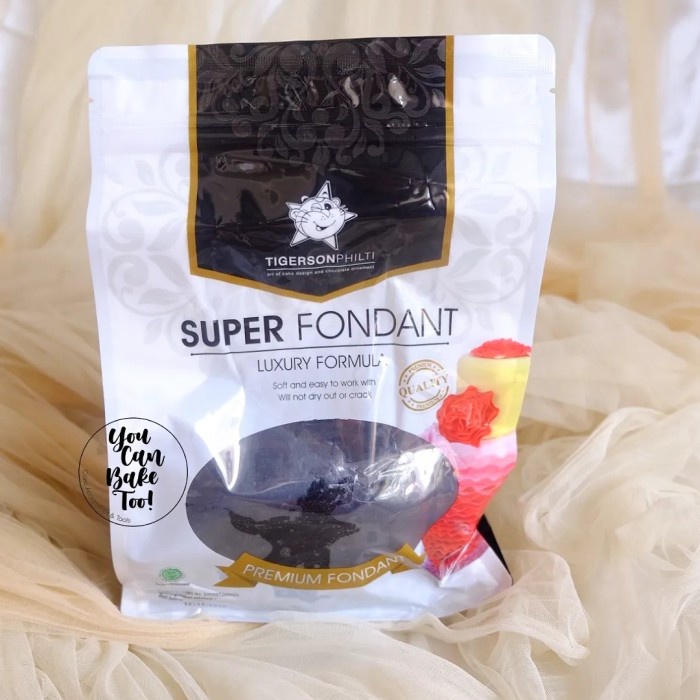 

Tigerson Super Fondant Black And Red 1Kg