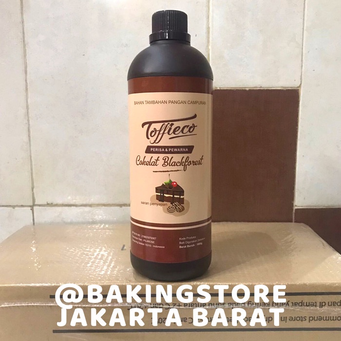 

Toffieco Pasta Cokelat Blackforest 1Kg Perisa Coklat Black Forest