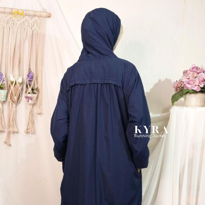 Jaket Parasut Wanita Jacket Olahraga Sport Jaket Sauna KyraByZnrMuslimah