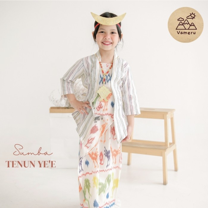 PROMO SPECIAL BAJU ADAT SUMBA NTT TENUN KEBAYA ANAK