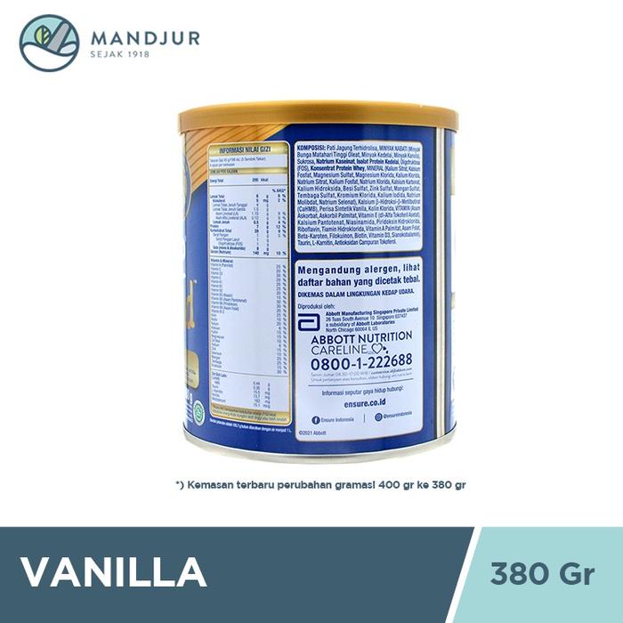 

terbaru !!! ensure vanila 380 gram - susu penambah nutrisi dewasa ready