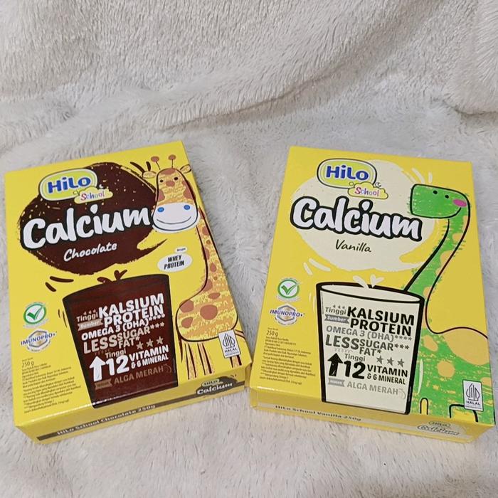 

terbaru !!! susu hilo school susu tinggi kalsium protein netto 250 gr,500 gr ready