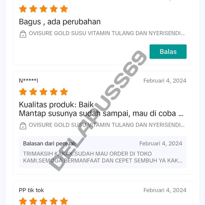 

terbaru !!! ovisure gold susu membantu kerusakan tulang dan sendi ready