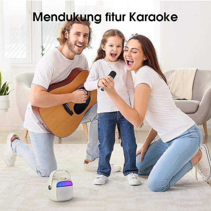 terbaru  [eksklusif ischaindyofc] acome a9 speaker karaoke bluetooth 5.3 / speaker wireless mini