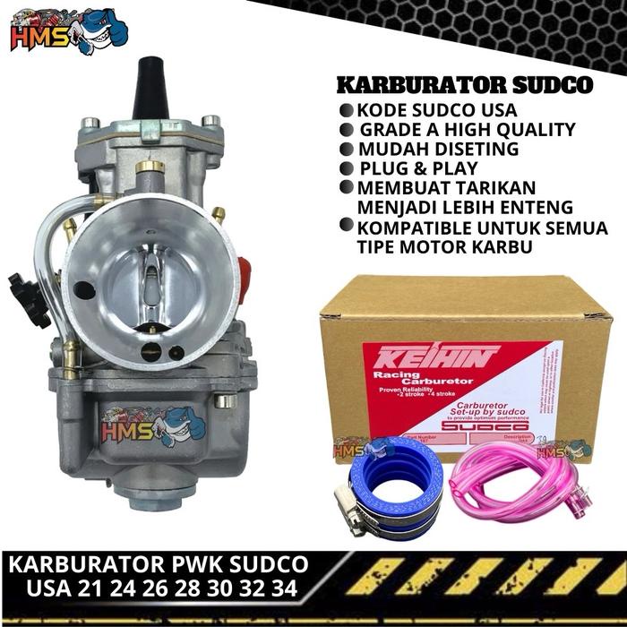 BARANG TERLARIS Karburator Pwk 21 24 26 28 30 32 34 Sudco Keihin - Karburator Kotak Pwk 21 24 26 28