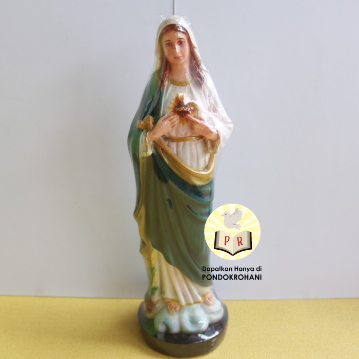 

Ready Patung Bunda Maria Hati Kudus Padi / Santa Maria Tinggi 29 Cm Katolik