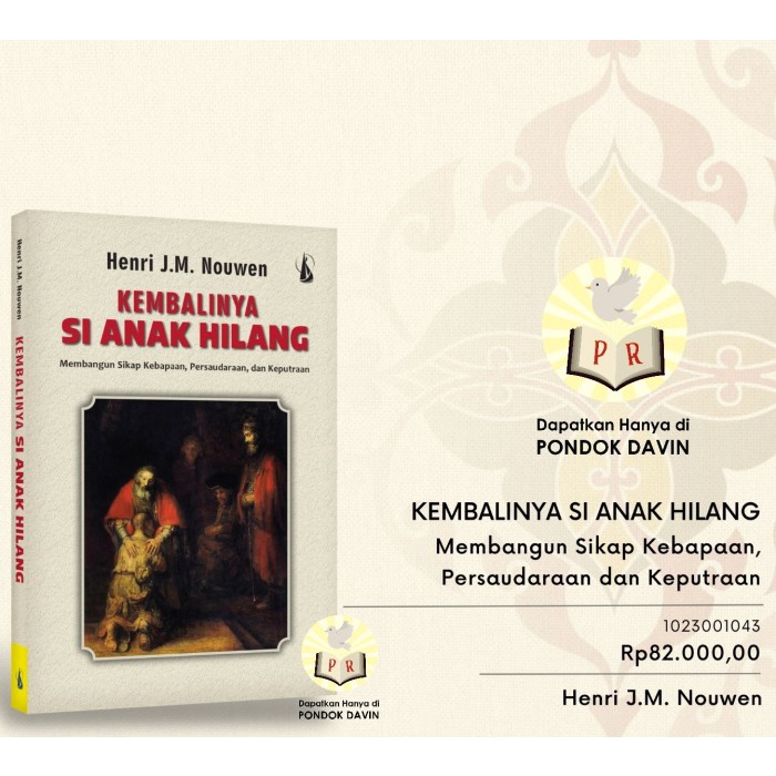 

Ready Buku Kembalinya Si Anak Hilang Henri J M Nouwen