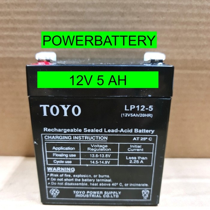 Aki Kering TOYO LP125 12V 5Ah