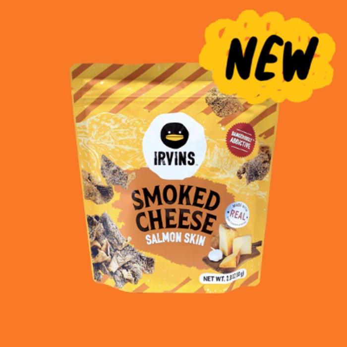 

IRVINS SMOKED CHEESE SALMON SKIN 105gr SNACK IMPORT