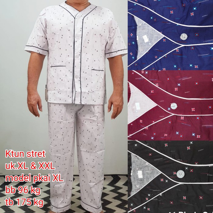 Piyama Batik Pria Big Big Size