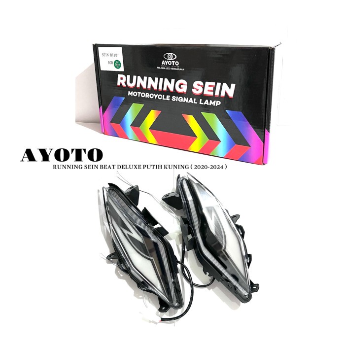 Termurah Sepasang Lampu Running Sein Beat Deluxe Rgb New Item