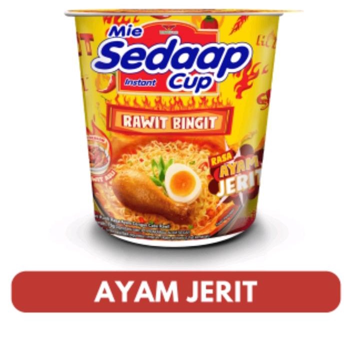 

Sedaap Cup Goreng & kuah @85gram - 1 Dus isi 12 Cup mie Food Noodles