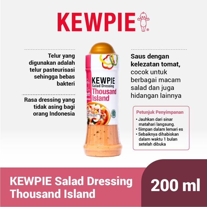 

200 ml KEWPIE THOUSAND ISLAND SALAD DRESSING Saus Siram