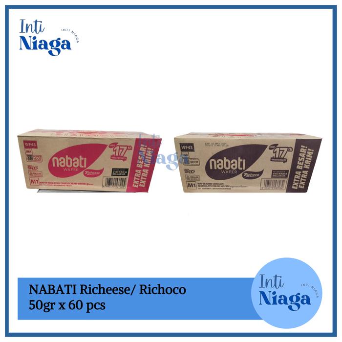 

KB - NABATI Richeese / Richoco (50gr x 60pcs) TA