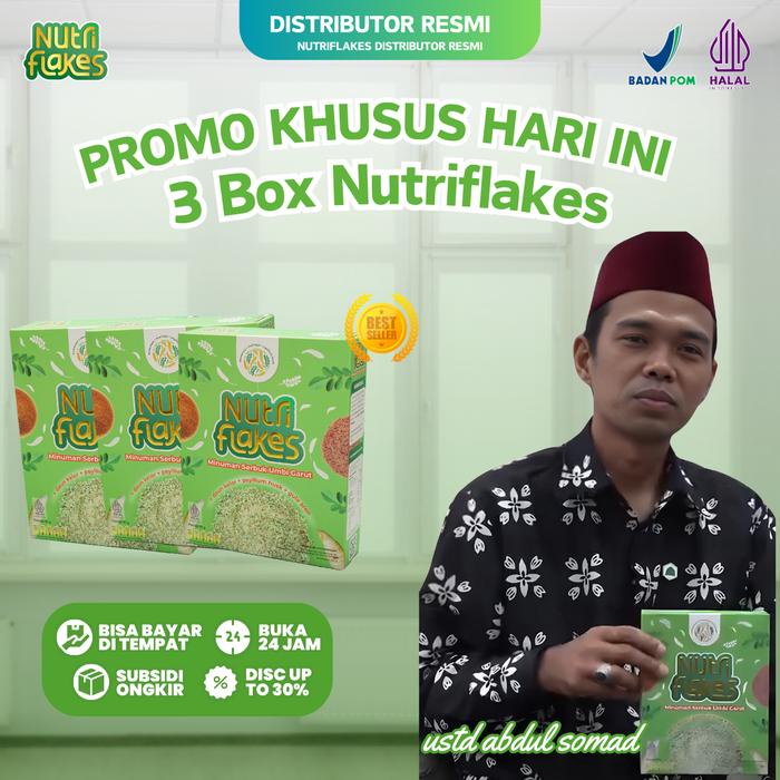 

Sereal Nutriflakes Original 280 gram Distributor Resmi Nutriflakes Umbi Garut 3 Box Halal BPOM [ ]