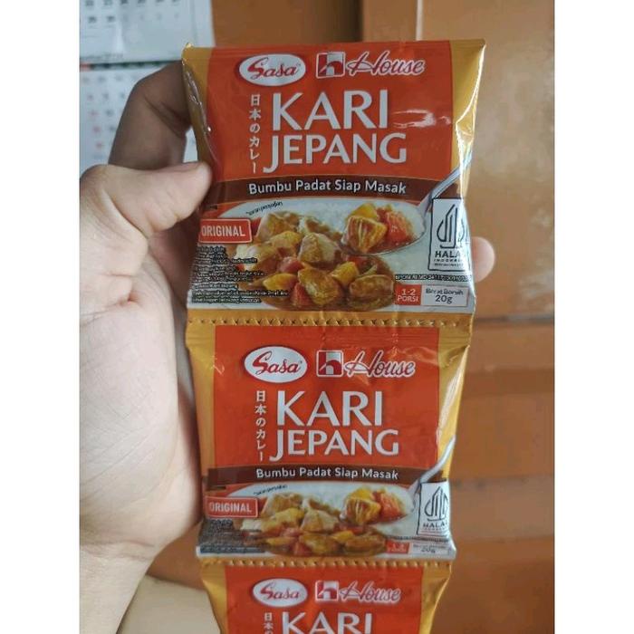 

(36 Sachet) 3 Renceng SASA KARI JEPANG Bumbu Padat Siap Masak @20gr