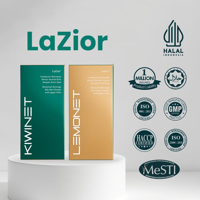 

LaZior Lemonet Kiwinet Minuman Serbuk Trial Pack - Isi 7 Sachet