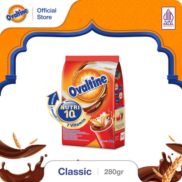 

Ovaltine Classic Susu Bubuk Coklat 280g