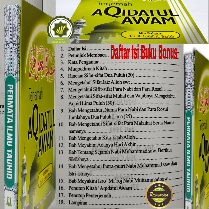 BUKU PERMATA ILMU TAUHID AKIDAH AHLUSSUNAH SIFAT 20 & ILMU KETUHANAN