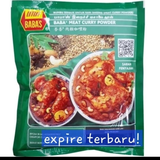 

Sale! Babas Meat Curry / Bumbu Serbuk Kari Daging 250 Gram