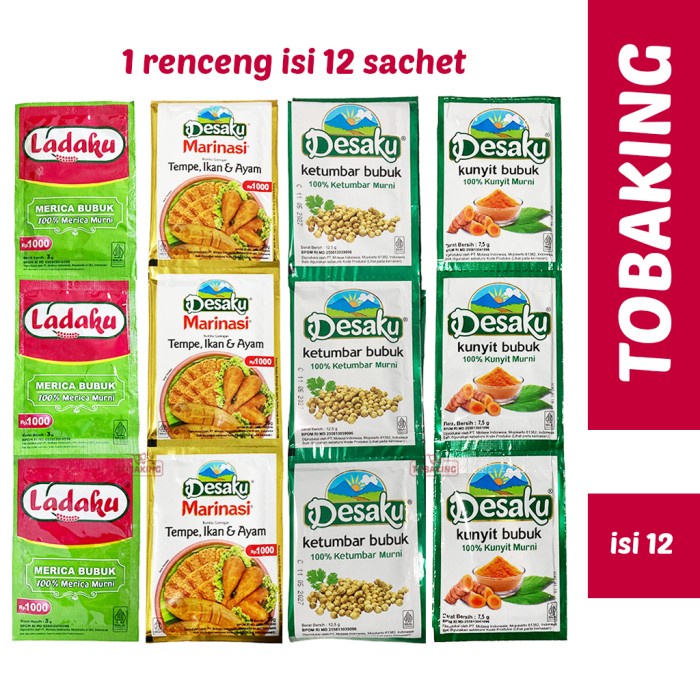 

Sale! Desaku Marinasi Ayam Ikan Tempe Ketumbar Kunyit Ladaku