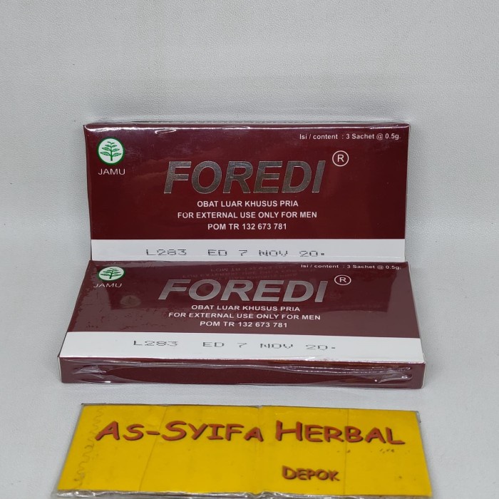 Foredi Gel Jaminan Asli Gercep