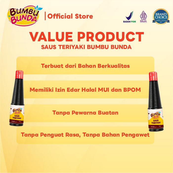 

Sale! Bumbu Bunda Elia Saus Teriyaki Non Msg Non Pengawet / Bumbu Mpasi / Bumbu Anak