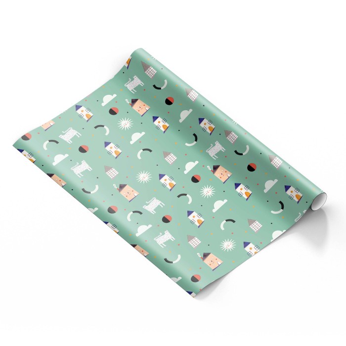 

Capricorn Design Kertas Kado Reguler Houses Isi 6 - GW 495