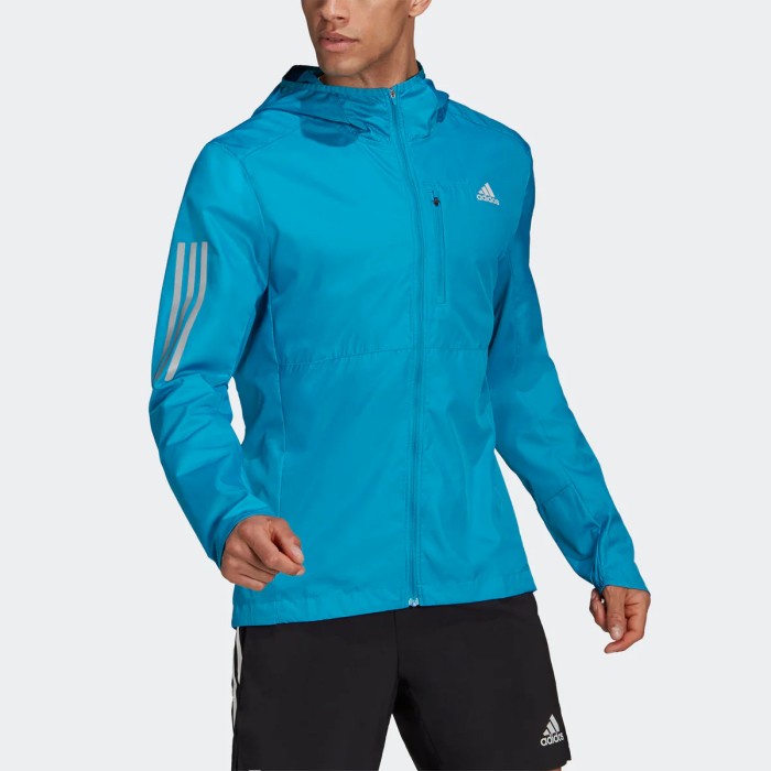 HOT SALE Adidas Own The Run - Running Jacket Light Blue