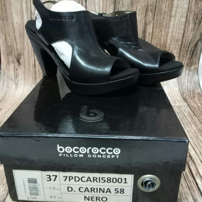 BEST SELLER Sepatu Wanita Bocorocco D. Carina 58 Nero Pillow Concept Size 37