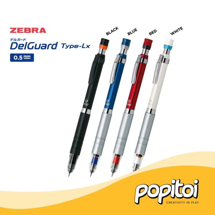 

Promo Terbatas Zebra Delguard P-Ma86 Type Lx Mechanical Pencil 0.5 Mm Pensil Mekanik 0,5 Anti Patah