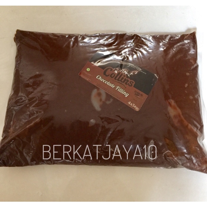 

Selai Coklat Collins Chocolate Filling 5kg
