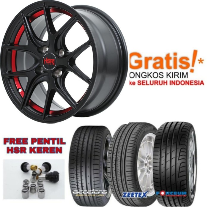 Murah Paket Velg Dan Ban Accelera Ring 15 Velg Hsr Well Kondisi Baru