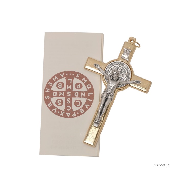 

Terlaris Salib Bandul Benediktus 7.5cm GP Uj Siku with Box, Toko Avila SALE