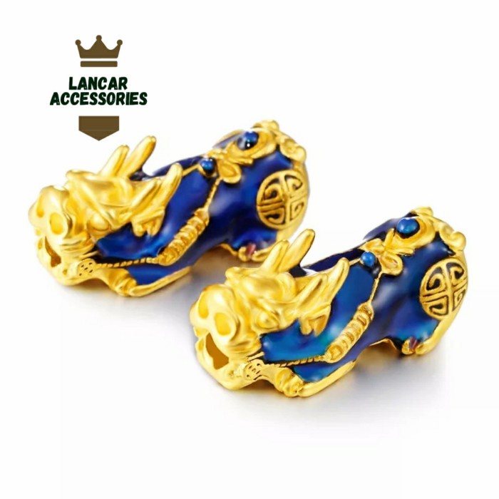 

Terlaris Charm Xuping Pixiu 3D - Biru SALE