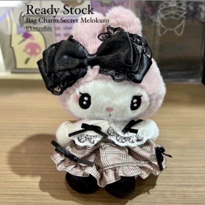 

Terlaris Boneka Bag Charm Mascot Secret MeloKuro Sanrio Original My Melody SALE