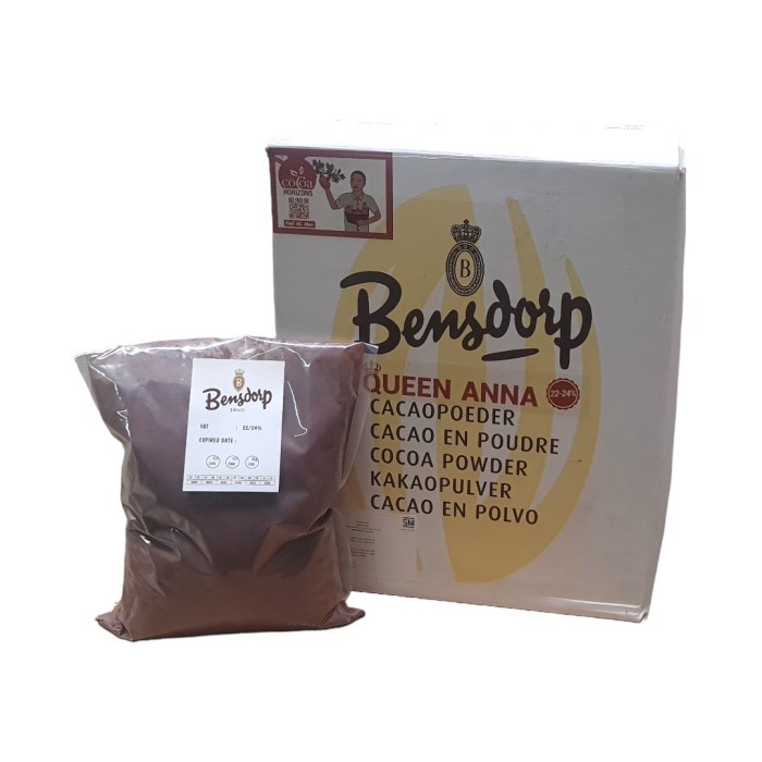 

Coklat bubuk dark chocolate cocoa powder premium kiloan Bensdrop Bensdorp 1kg 1 kg