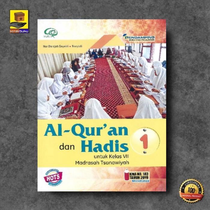

SALE !!! BUKU ALQURAN HADIS SMP / MA / MTS KELAS 7 8 9 KMA 183 / QURDIS MTS READYY