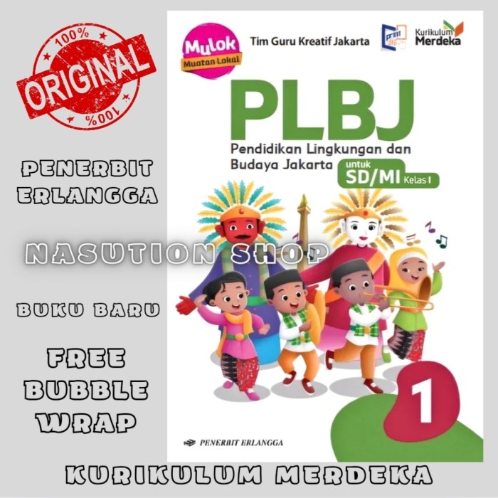 

SALE !!! BUKU PLBJ KELAS 1 SD PENERBIT ERLANGGA KURIKULUM MERDEKA KM ORIGINAL READYY
