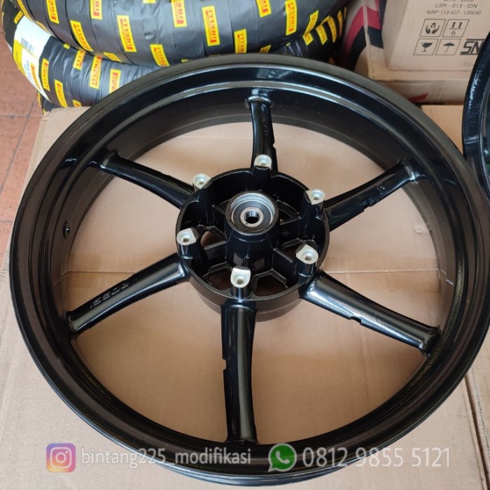 Terlaris Velg Vrossi Sanca Ninja 150 Rr Hitam Velg Ninja Rr Tapak Lebar