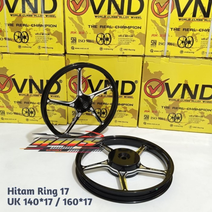 Sale Velg Vnd Ak 55 Ring 17 Vario 110 125 150 Beat Scoopy Genio Spacy - Chrome, Genio /Vario110