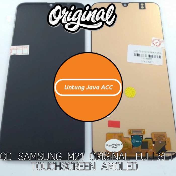 LCD SAMSUNG M21 M21F ORIGINAL AMOLED FULLSET TOUCHSCREEN